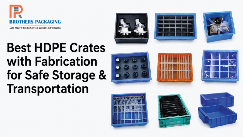 Best HDPE Crates with Fabrication for Safe Storage & Transportation