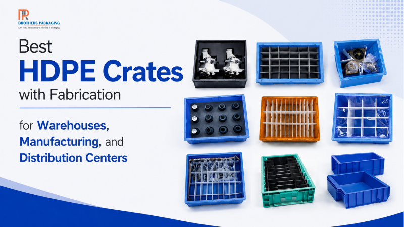 Best HDPE Crates with Fabrication for Warehouses, Manufacturing, and Distribution Centers