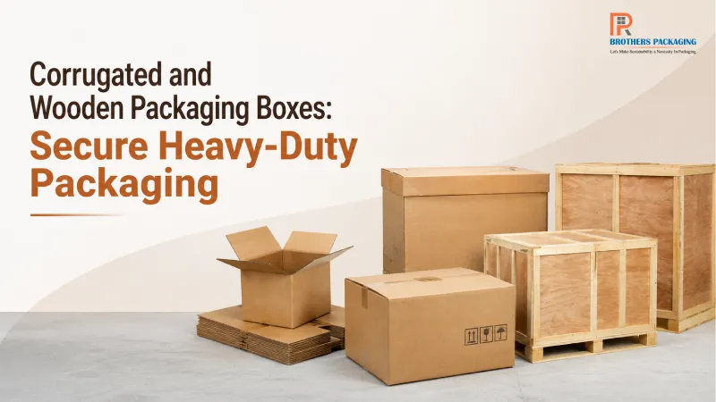 Corrugated and Wooden Packaging Boxes: Secure Heavy-Duty Packaging