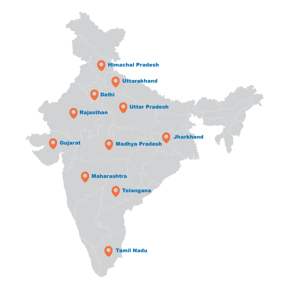 Brothers Packaging Supply Footprint Map India