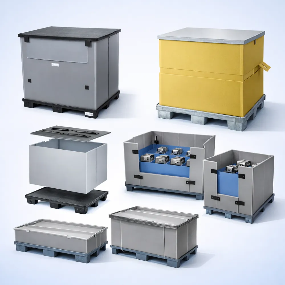 Metal Pallet/Lid & PP Sleeve