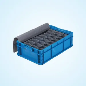 HDPE CRATE WITH CLOTH PARTITION Manufacturer in Ahmedabad